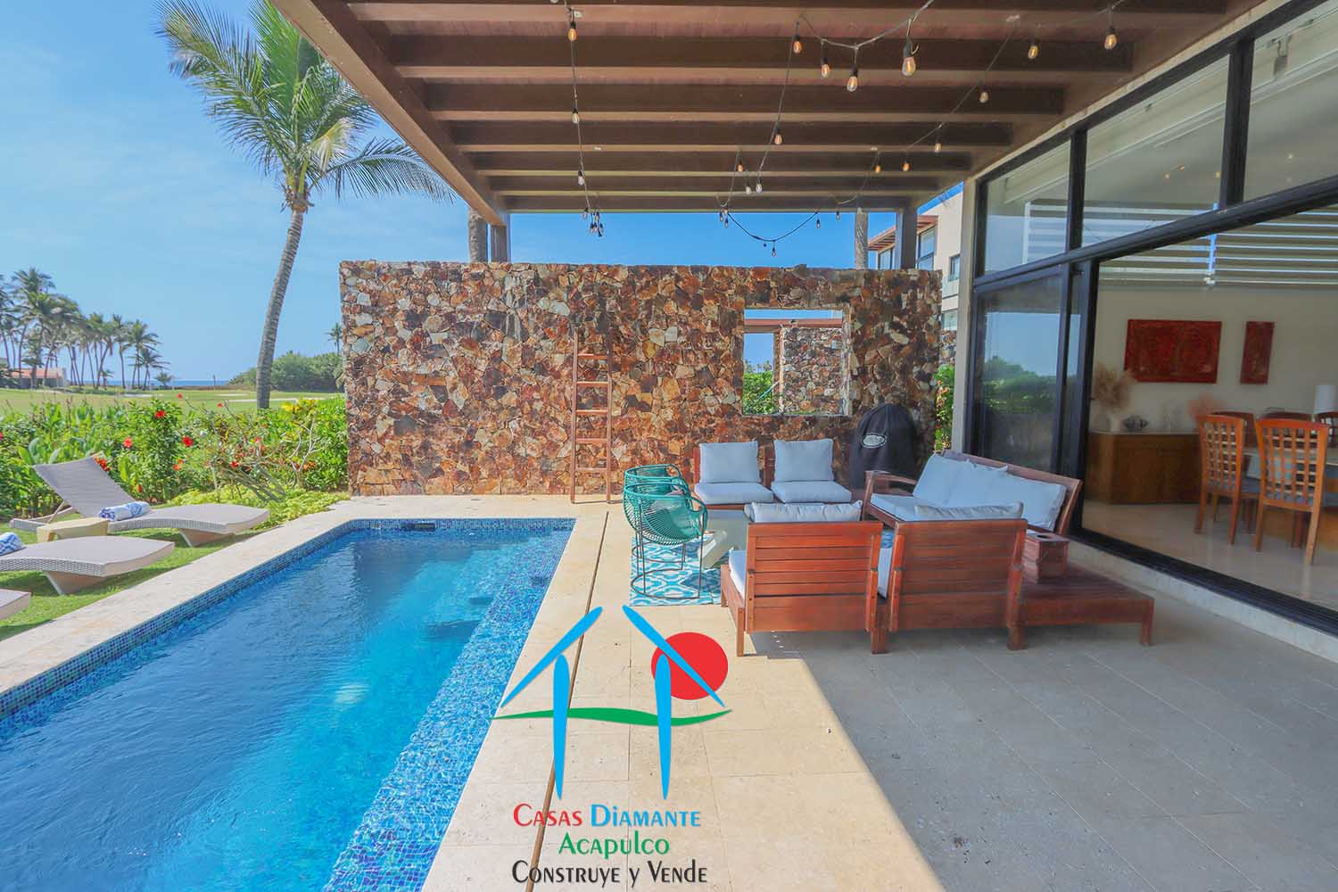 Delta 6 - Terraza, jardín y alberca 13